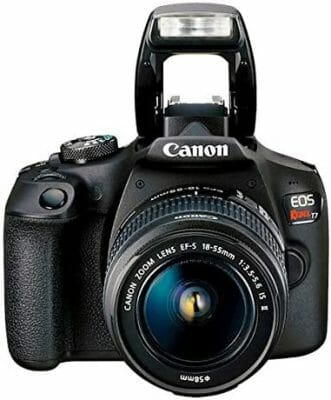 Canon EOS Rebel T7 DSLR Camara lente de 18-55 mm 2727C002