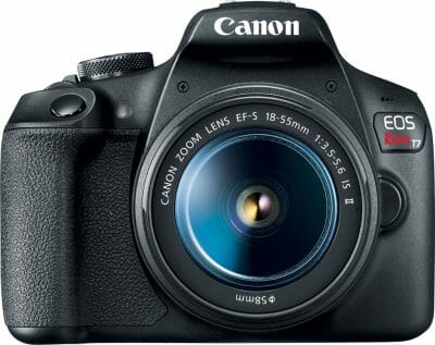 Canon EOS Rebel T7 DSLR Video Kit 2 lentes EF-S 18-55mm and EF 75-300mm 2727C021