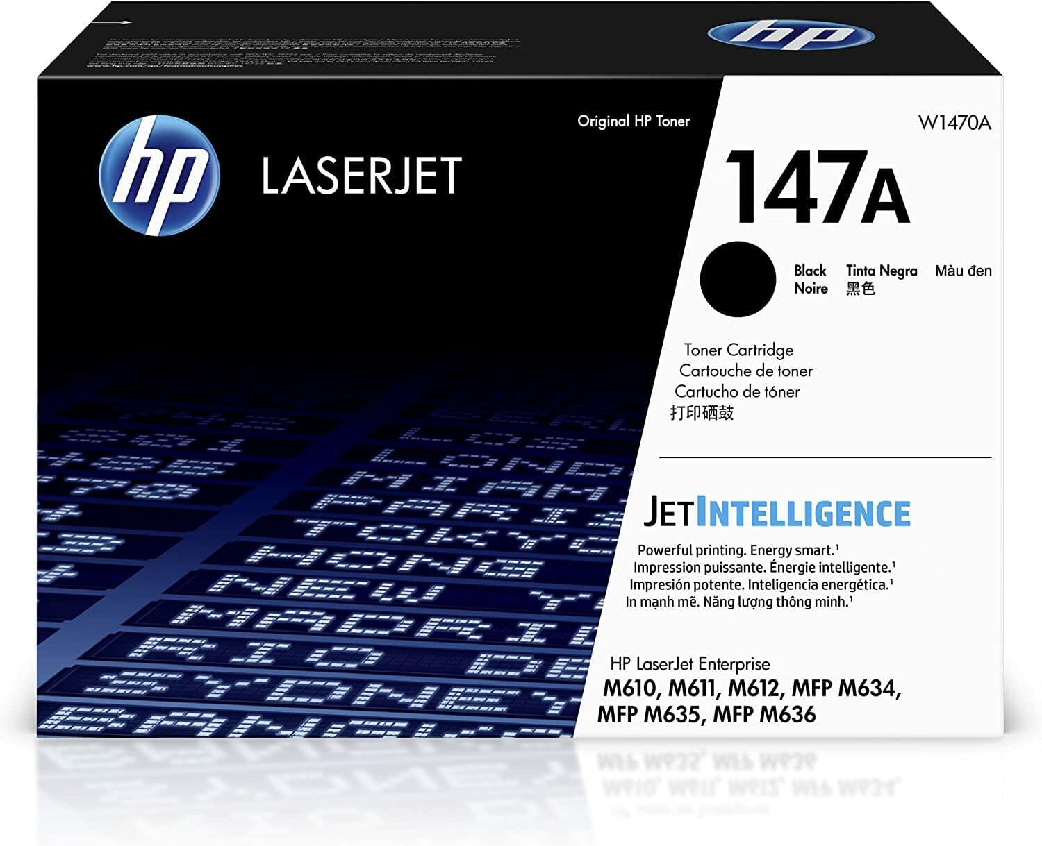 HP 147A tóner negro original M634 M635 M636 Series W1470A