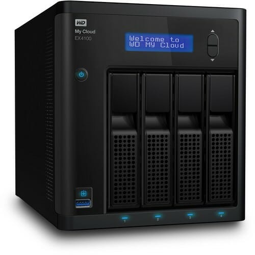 WD My Cloud Expert Series 24TB NAS Server (4 x 6TB) WDBWZE0240KBK-NESN