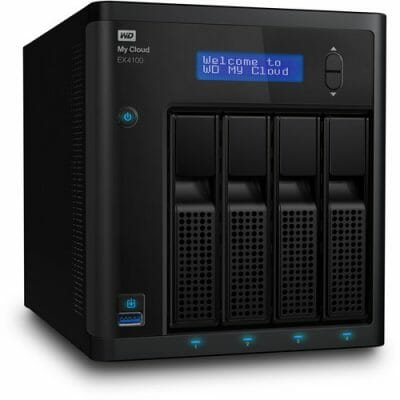 WD My Cloud Expert Series 16TB 4-Bay NAS WDBWZE0160KBK-NESN