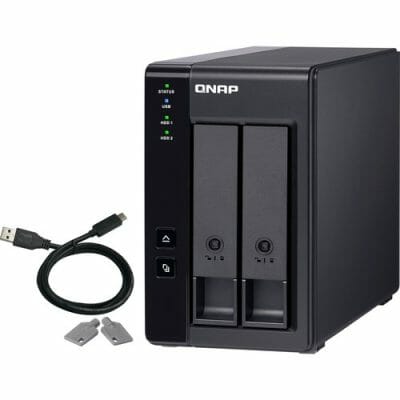 QNAP NAS 2 BAHIAS USB 3.1 GEN 2 RAID TR-002-US