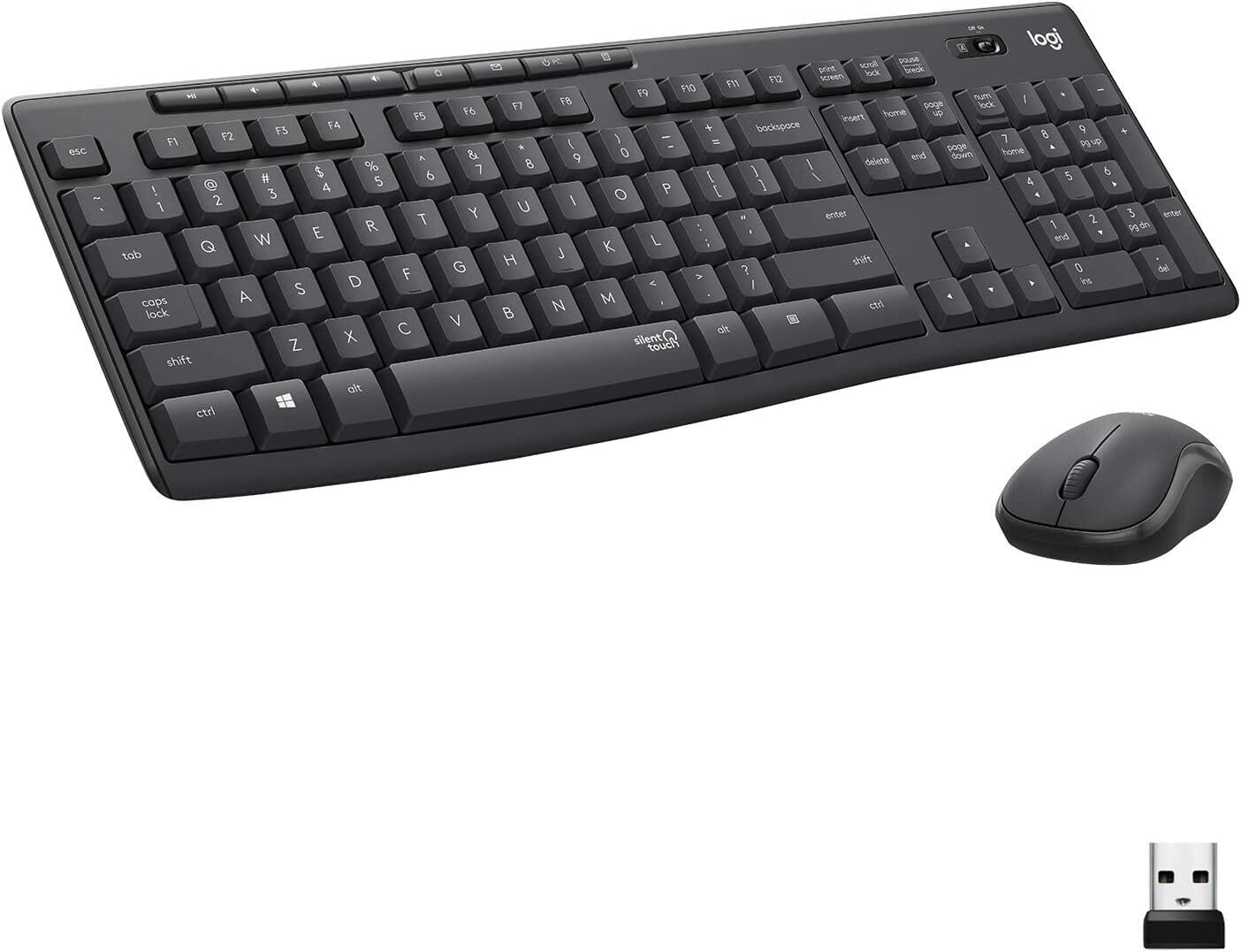 Logitech MK295 Kit mouse teclado inalámbrico ingles 920-009782