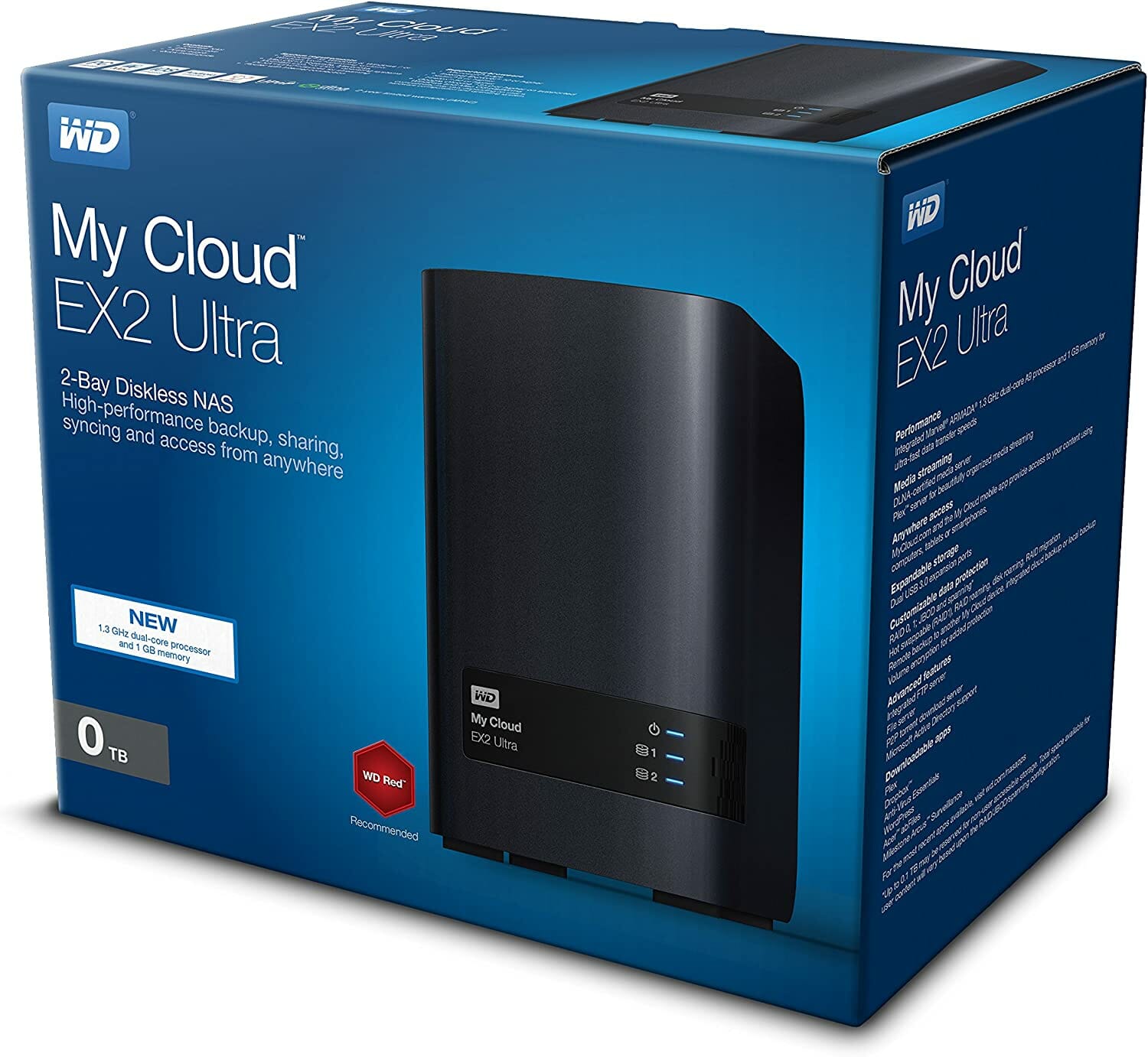 WD My Cloud EX2 Ultra 2-Bay Cloud Server WDBVBZ0000NCH-NESN