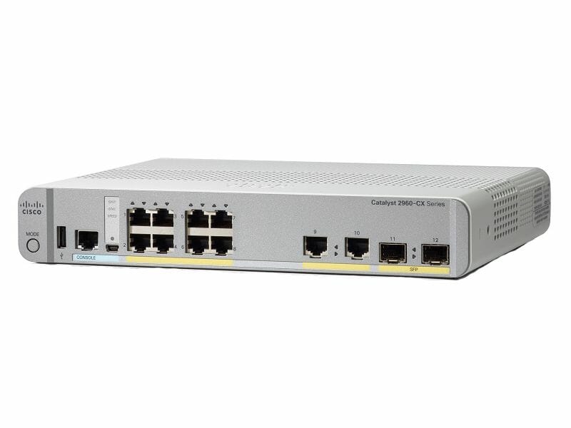 Cisco Catalyst 2960-CX 8 PUERTOS 10/100/1000 WS-C2960CX-8TC-L