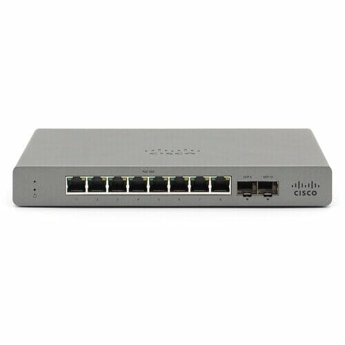 Cisco Meraki Go GS110-8 8-Port Gigabit Unmanaged Switch SFP GS110-8-HW-US
