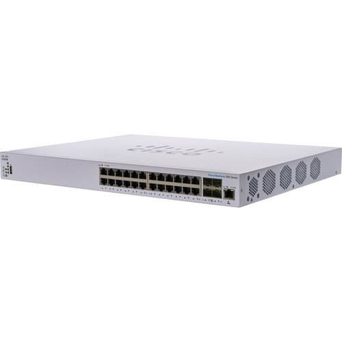 Cisco Managed 24-Port SFP+ 4x10GE Shared CBS350-24XS-NA