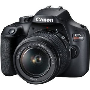 Canon EOS Rebel T100 DSLR lente18-55mm 2628C029