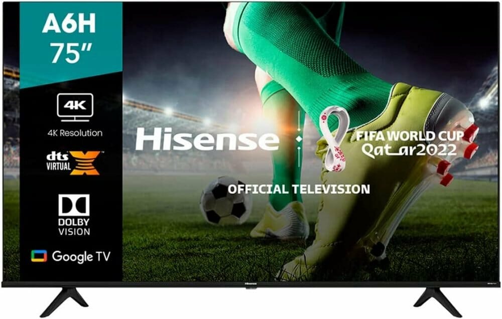 Hisense Televisión Smart 75A6H serie A6 75 pulgadas 75A6H