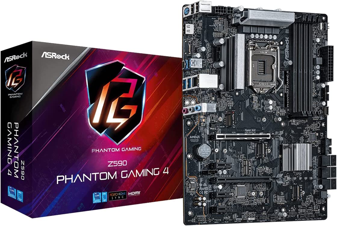 Asrock Z590 Phantom Gaming 4 128GB Max Intel MB-ASROCKZ590_GAM4