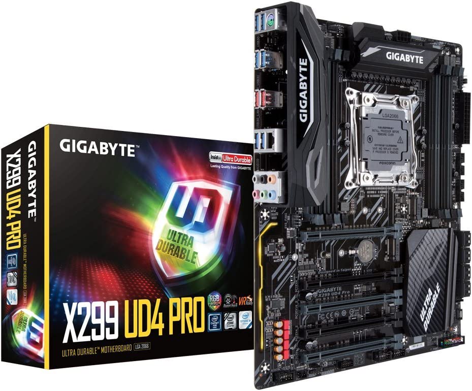 GIGABYTE X299 UD4 LGA 2066 Core i9/ATX 2 M.2 USB 3.1 X299 UD4