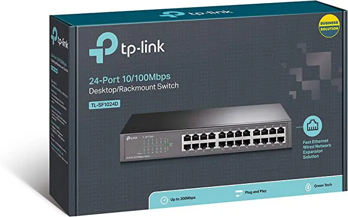 TP-Link TL-SF1024D 24 Puertos 10 100 Mbps TL-SF1024D TP-Link TL-SF1024D 24 Puertos 10 100 Mbps TL-SF1024D