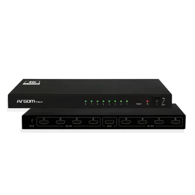 ARGOM SPLITTER 8 PUERTOS HDMI 4K HD ARG-AV-5118