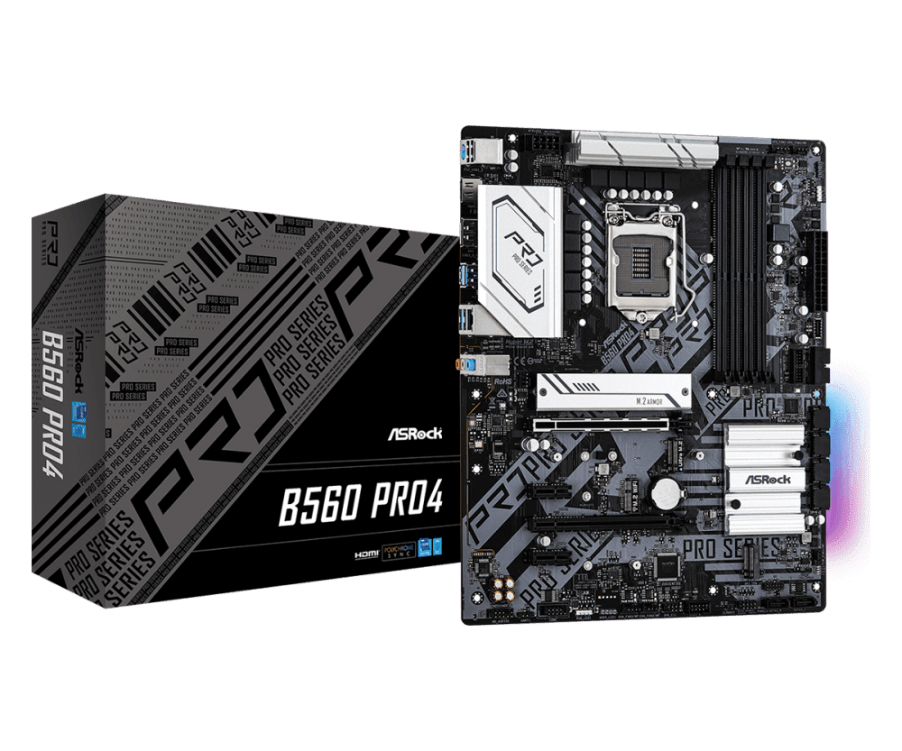 ASROCK B560 PRO4 11 GEN DDR4 SOCKET 1200 90_MXBF10_A0UAYZ