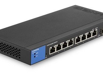 Switch Linksys Gigabit Ethernet LGS310C, 8 Puertos 10/100/1000 + 2 Puertos SFP, 20 Gbit/s, 8.000 Entradas - Gestionado