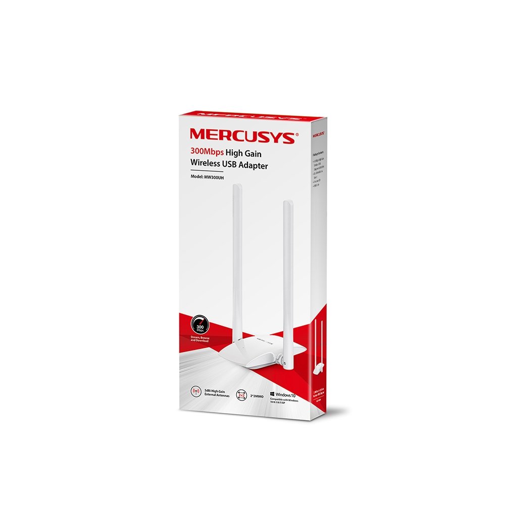 MERCUSYS ADAPTADOR INALAMBRICO USB MW300UH