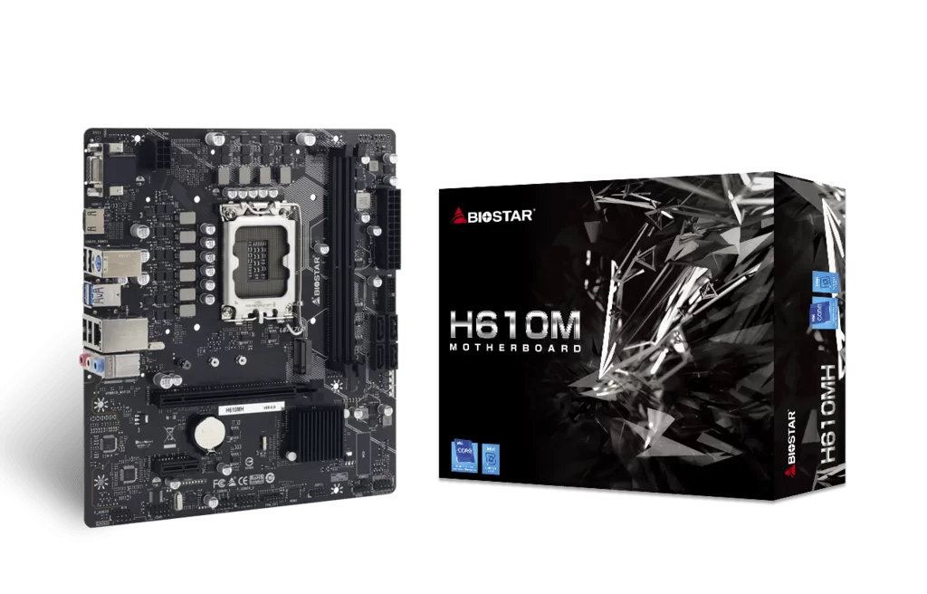 BioStar H610MH 12va Generación 64GB Max Micro-ATX H610MH BioStar H610MH 12va Generación 64GB Max Micro-ATX H610MH
