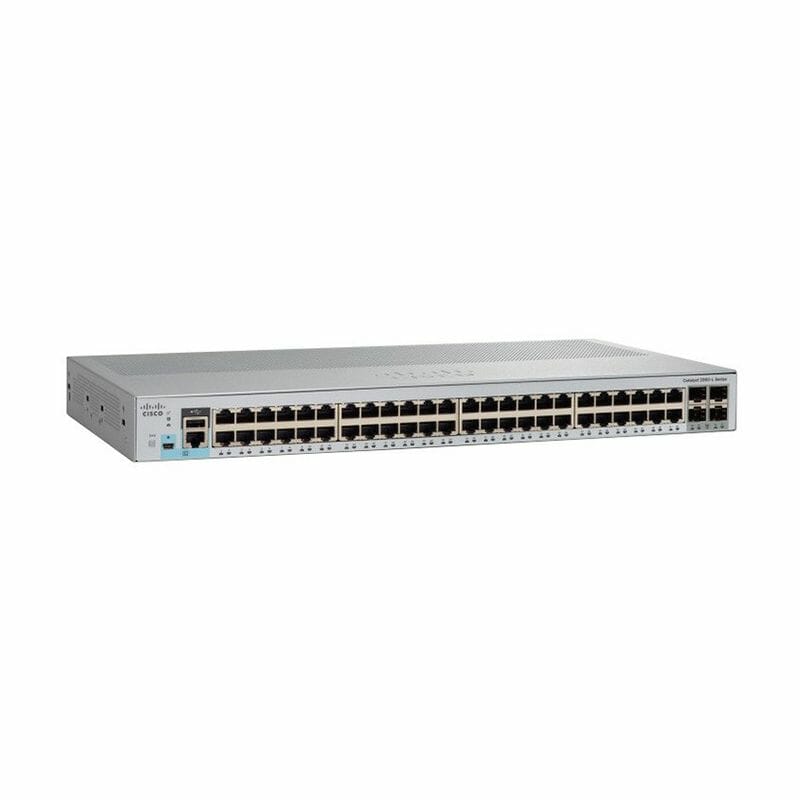 Cisco Catalyst 2960L 48 port GigE. 4x10G SFP+ WS-C2960L-48TQ-LL