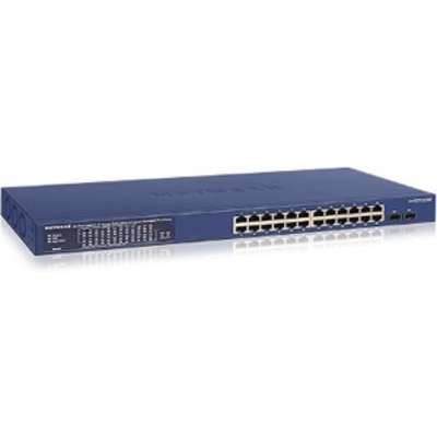 NETGEAR 24 Port Gigabit Ethernet Hi-Power PoE+ GS724TPP-100NAS