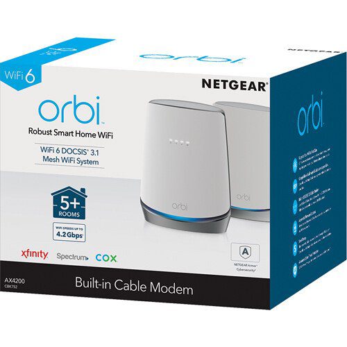 Netgear Orbi AX4400 Wireless Tri-Band Mesh CBK752-100NAS