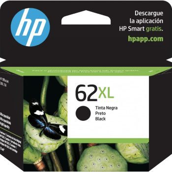 HP Cartucho de Tinta 62XL Negra Original C2P05AL