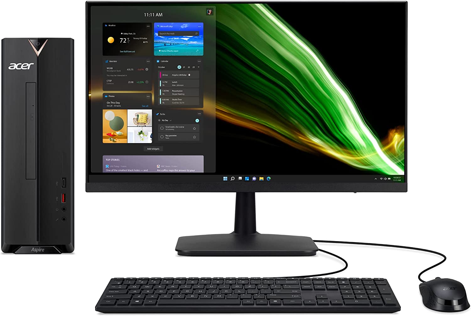 Acer Aspire 23.8" i3-10105 8GB 256GB XC-1660G-UW94