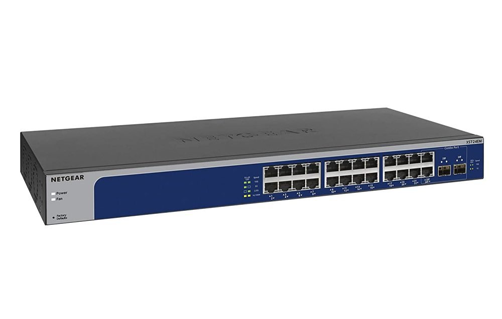 NETGEAR Switch multiGigabit Plus de 24 puertos XS724EM-100NAS