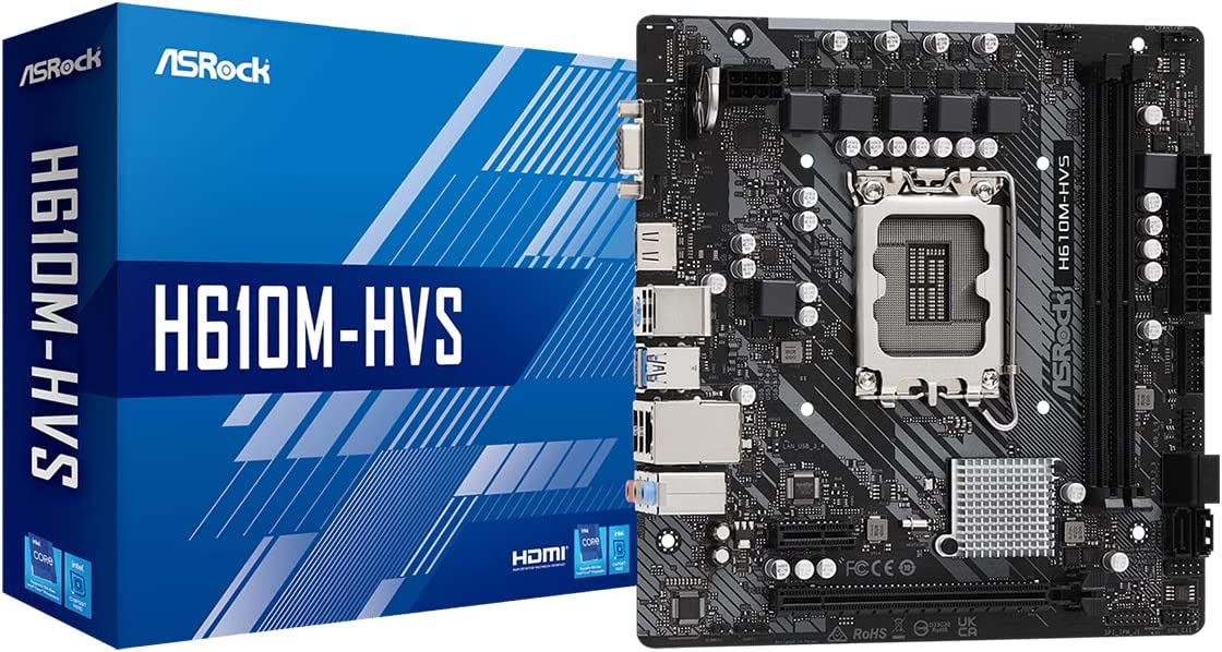 ASRock H610M-HVS LGA 1700 H610M-HVS