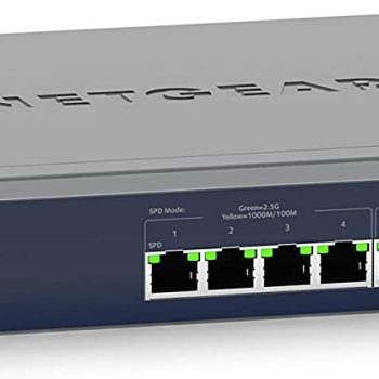 NETGEAR Switch 8-Port ULTRA60 PoE++ Multi-Gigabit 2.5G MS108EUP-100NAS