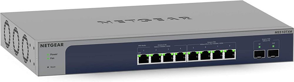 NETGEAR Switch multiGigabit de 10 puertos MS510TXM-100NAS