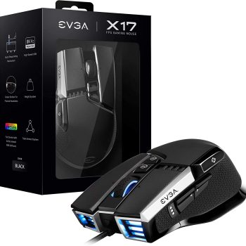 EVGA X17 Mouse para juegos 16.000 DPI USB 903-W1-17BK-K