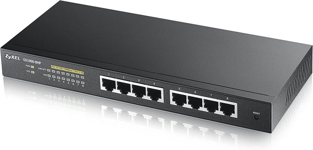 ZyXEL gs1900 8HP 8-port GbE L2 GS1900-8HP