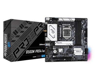 ASROCK B560M Pro4/ac Intel SOCKET1200 MB-B56MPRA