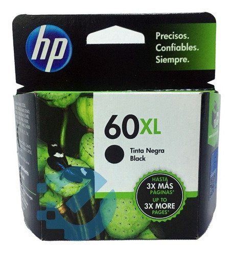 HP 60XL negra Cartucho de tinta Original CC641WL