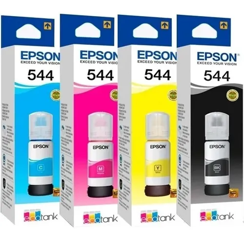Combo Tinta Epson T544 4 Colores T544