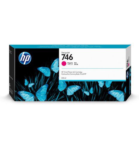 HP 746 300ML TINTA MAGENTA PLOTTER Z6 / Z9+ P2V78A