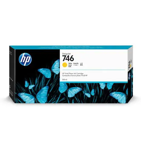 HP 746 300ML TINTA AMARILLO PLOTTER Z6 / Z9+ P2V79A