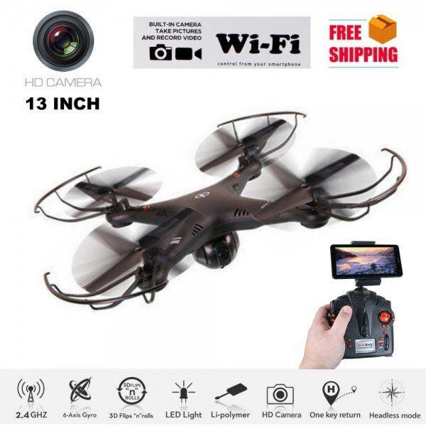 DRON A28-118C SISTEMA 2.4GHZ CUADROCOPTERO / CAMARA A28-118C