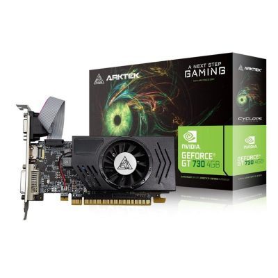 ARKTEK TARJETA DE VIDEO GEFORCE GT730 4GB GDDR3 AKN730D3S4GL1