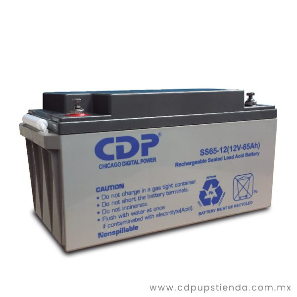 CDP BATERIA UPS 12V 65AH SLA RECARGABLE LSB12-65