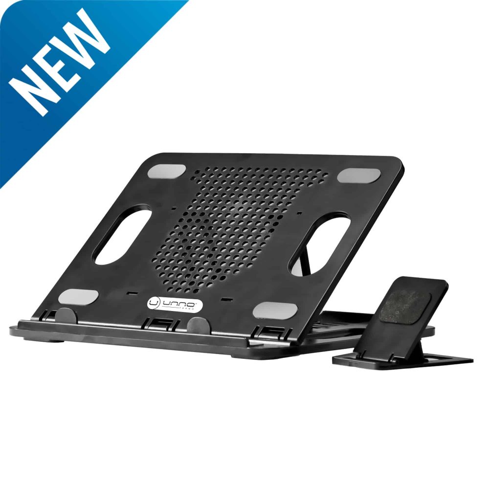 UNNO TEKNO BASELAPTOP HASTA 17´ CON SOPORTE PARA CELULAR NC6115BK