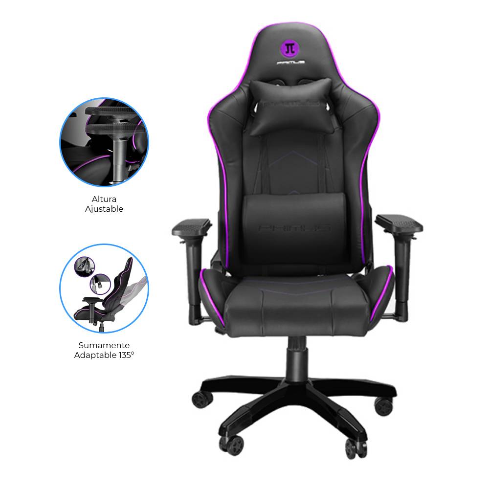 PRIMUS SILLA GAMING THRONOS 100T NEGRA PCH-202