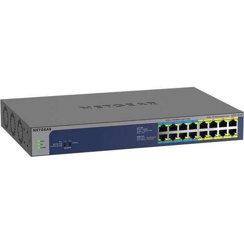 Netgear GS516UP 16-Port Gigabit PoE+ GS516UP-100NAS