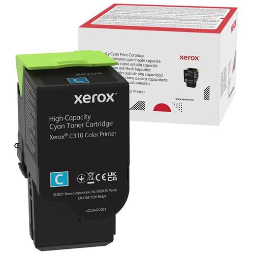 Xerox Cartucho de tóner cian alta capacidad C310 006R04365