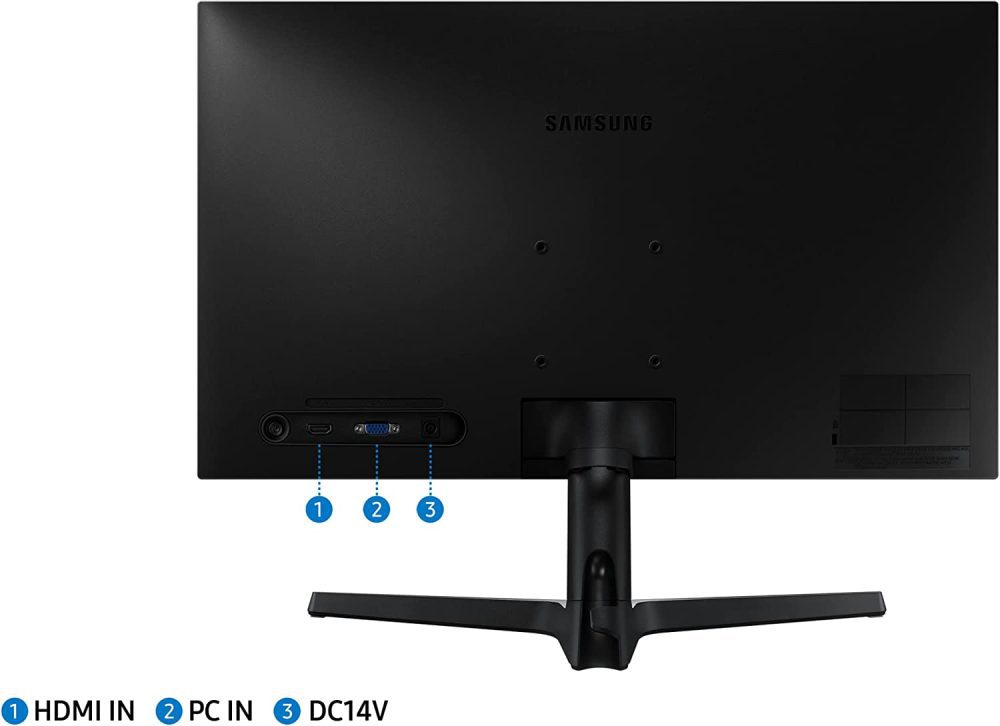 SAMSUNG MONITOR 24" LED FHD HDMI BLACK LS24R35AFHNXZA