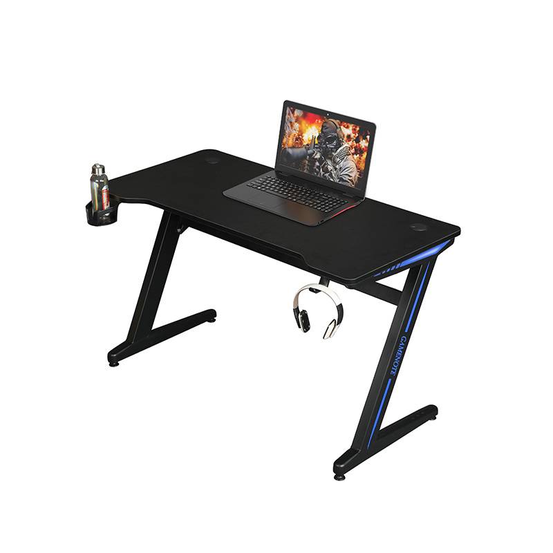 Mesa Gaming con LED, Ergonómico Mesa Gamer 120cm x 60cm