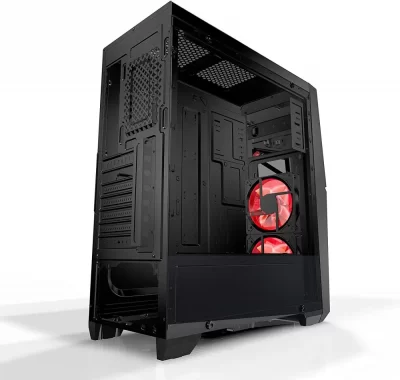 Case Azza Golem 221 Gaming 2 FAN X 120 Mm LED rojo CA-AZZA 221G