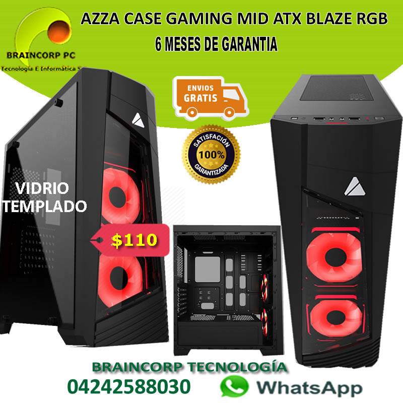 AZZA Case Gaming Mid ATX Blaze Prisma RGB Mid CSAZ-231G