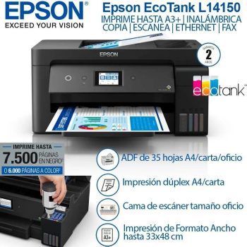 Epson EcoTank L14150 Tabloide Tanque Tinta C11CH96301
