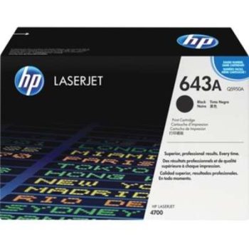 HP Toner 643A Negro original 11000 paginas Q5950A